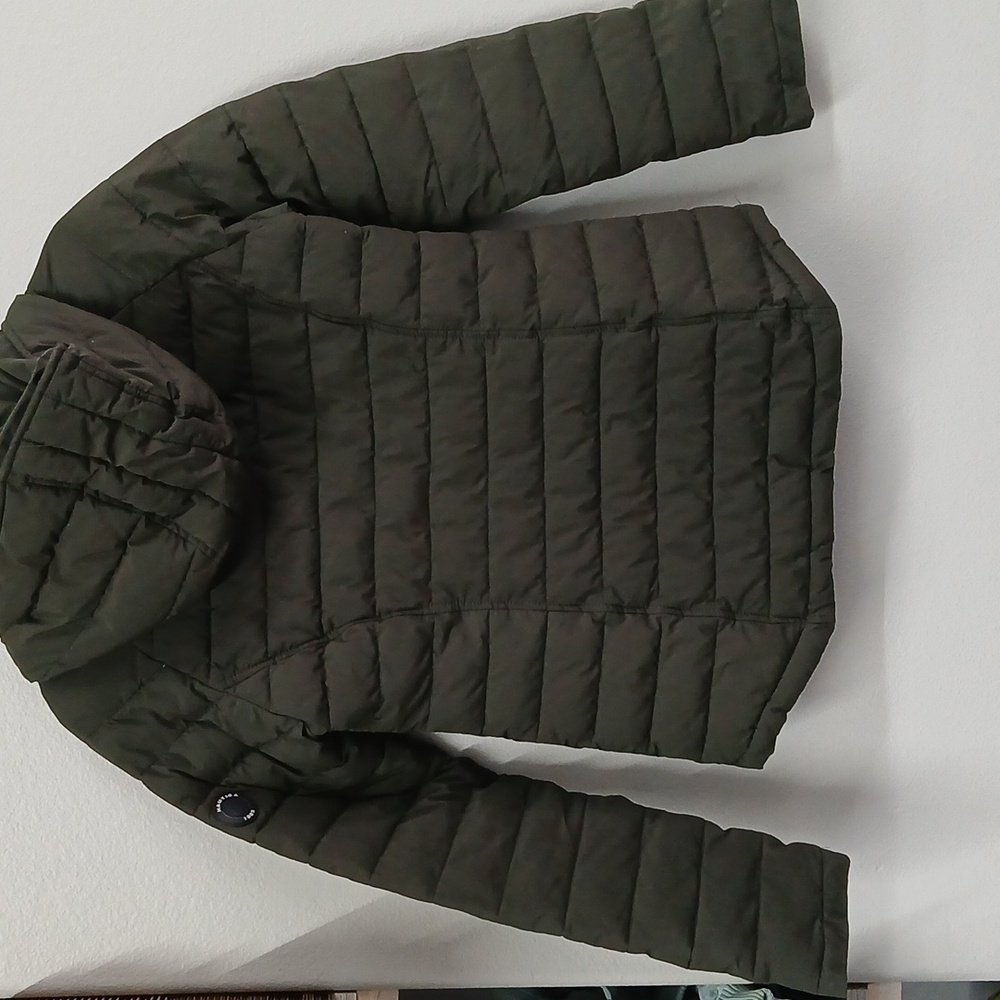 Nautica puffer coat with fur hood. Sz S. - Picture 5 of 5